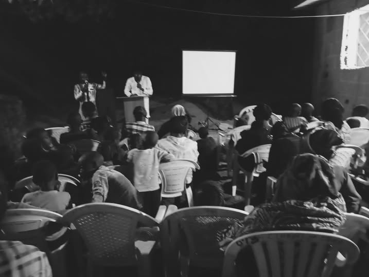 Outdoor gospel outreach gathering